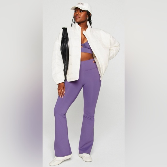 Fabletics Ivory Quilted Daydreamer Jacket | Small | NWT | Water Resistant - Picture 4 of 10